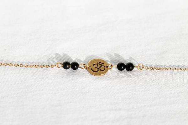 bracelet vibratoire obsidienne